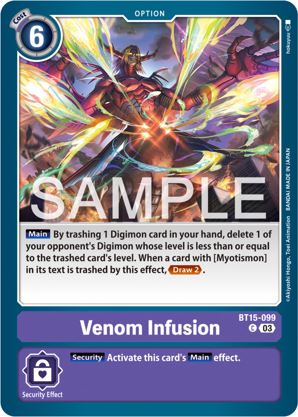 Venom Infusion [BT15-099] [Exceed Apocalypse] | Clutch Gaming