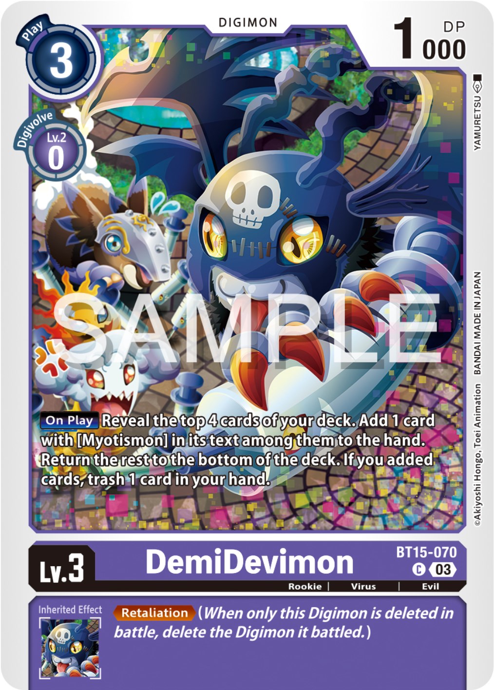 DemiDevimon [BT15-070] [Exceed Apocalypse] | Clutch Gaming