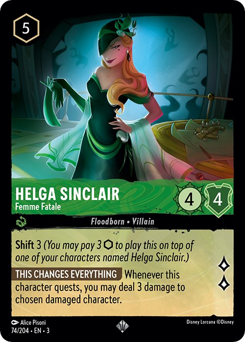Helga Sinclair - Femme Fatale (74/204) [Into the Inklands] | Clutch Gaming