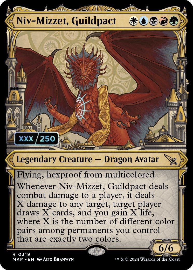 Niv-Mizzet, Guildpact (Serialized) [Murders at Karlov Manor] | Clutch Gaming