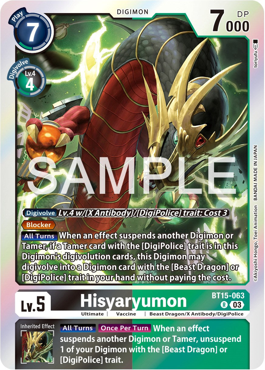 Hisyaryumon [BT15-063] [Exceed Apocalypse] | Clutch Gaming