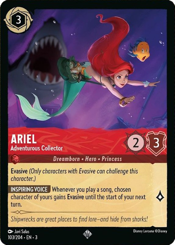 Ariel - Adventurous Collector (103/204) [Into the Inklands] | Clutch Gaming