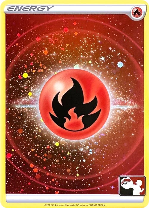 Fire Energy (Cosmos Holo) [Prize Pack Series Three] | Clutch Gaming