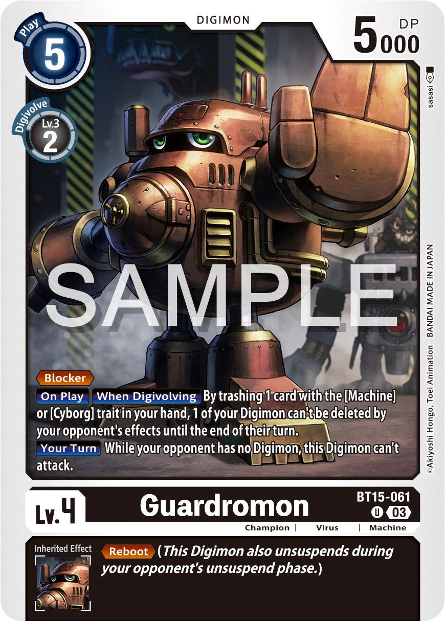 Guardromon [BT15-061] [Exceed Apocalypse] | Clutch Gaming