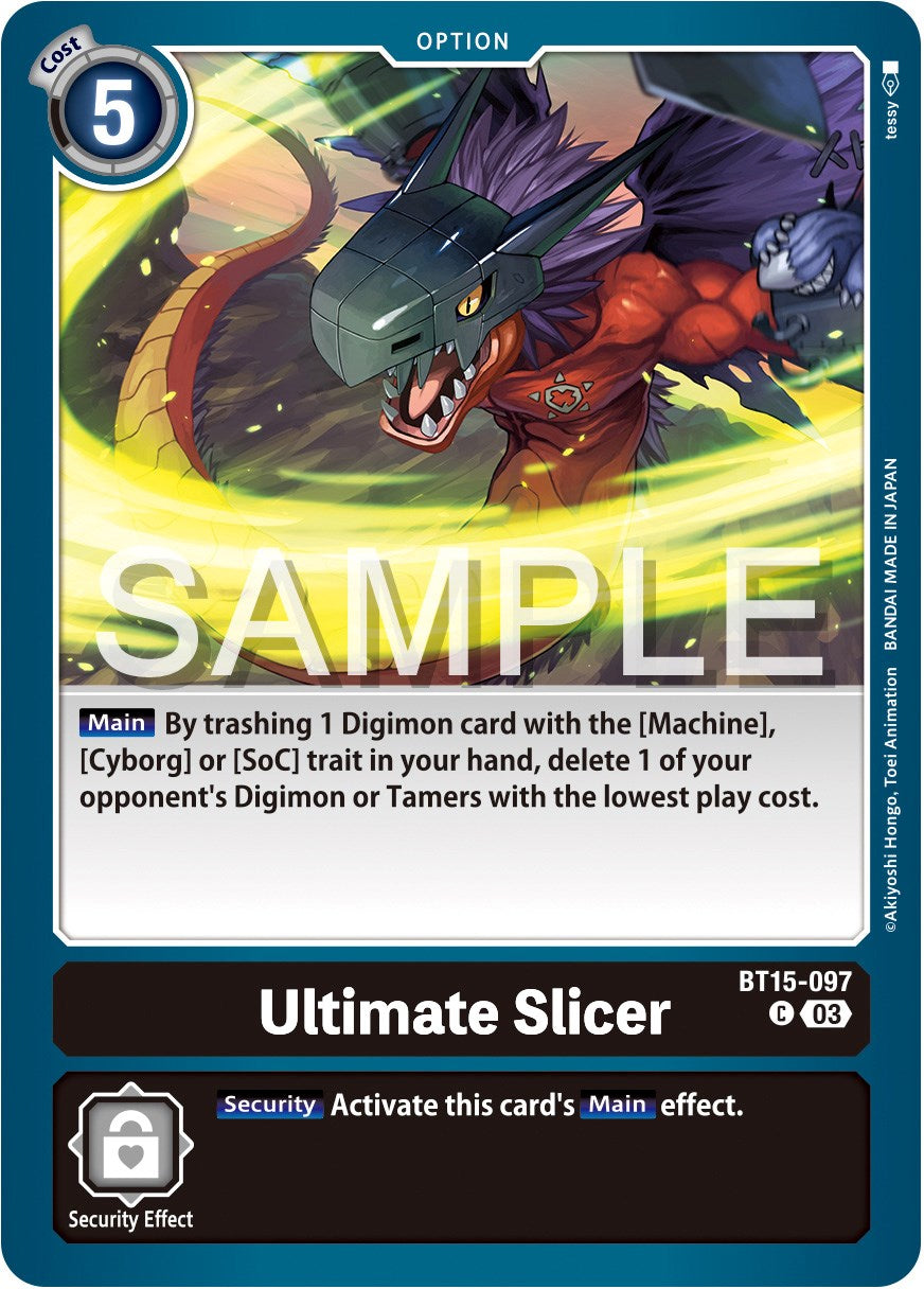 Ultimate Slicer [BT15-097] [Exceed Apocalypse] | Clutch Gaming