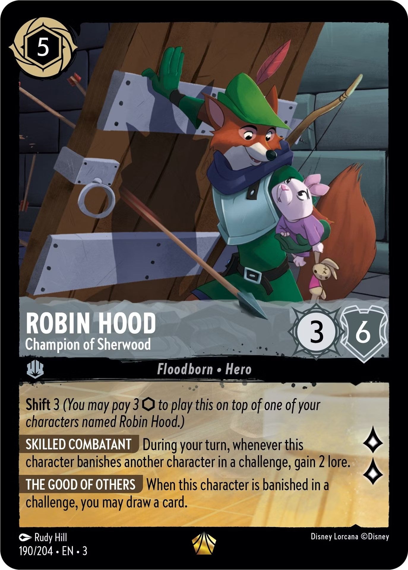 Robin Hood - Champion of Sherwood (190/204) [Into the Inklands] | Clutch Gaming