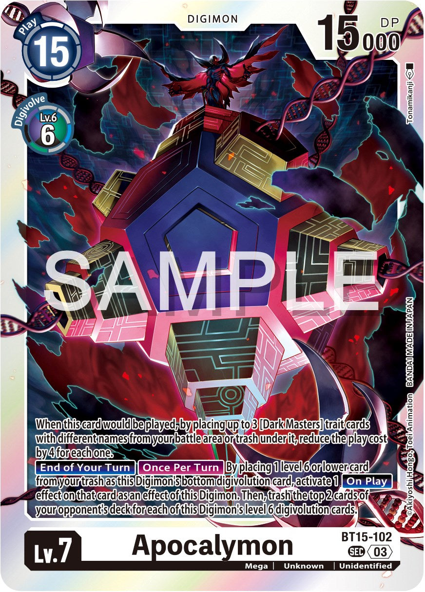 Apocalymon [BT15-102] [Exceed Apocalypse] | Clutch Gaming