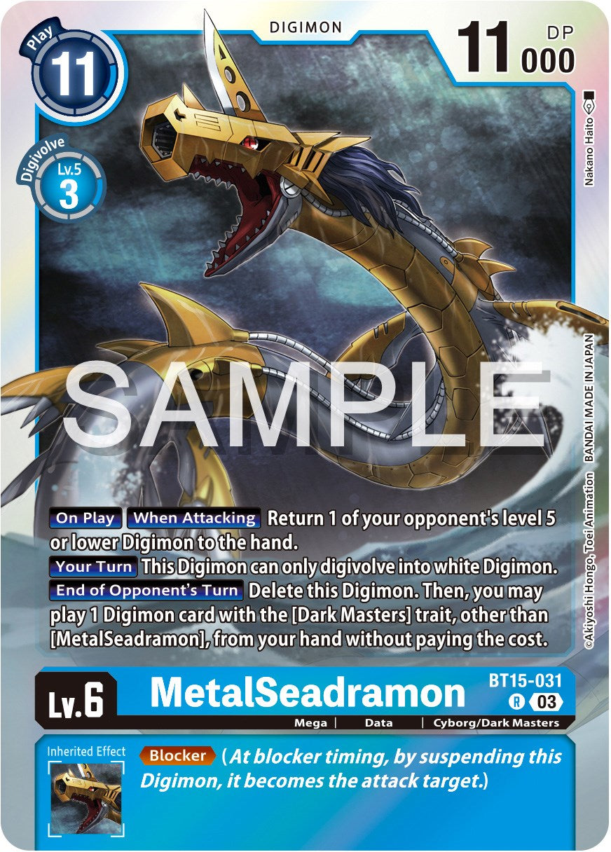 MetalSeadramon [BT15-031] [Exceed Apocalypse] | Clutch Gaming