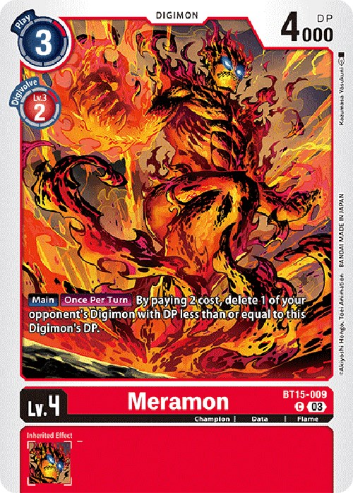 Meramon [BT15-009] [Exceed Apocalypse] | Clutch Gaming