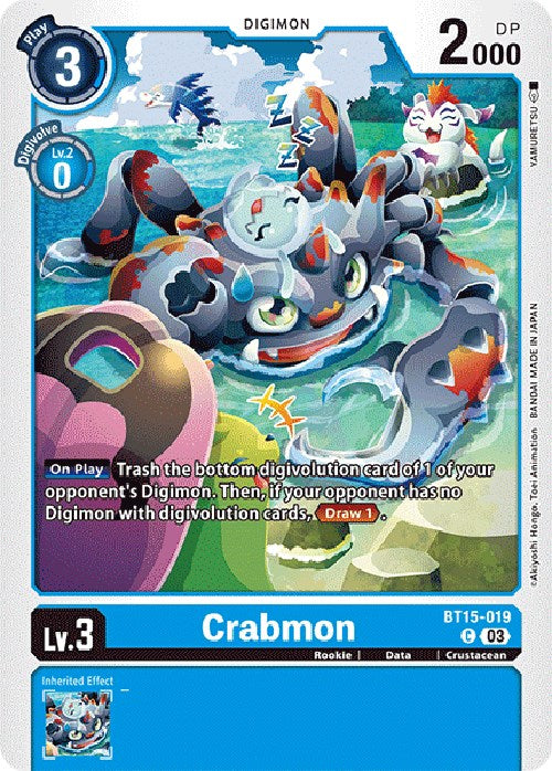 Crabmon [BT15-019] [Exceed Apocalypse] | Clutch Gaming