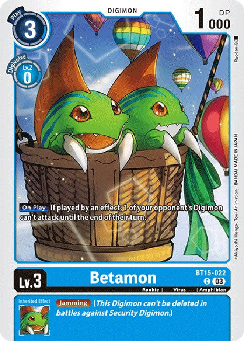 Betamon [BT15-022] [Exceed Apocalypse] | Clutch Gaming