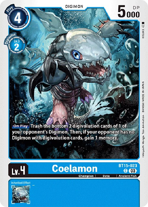 Coelamon [BT15-023] [Exceed Apocalypse] | Clutch Gaming