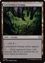 Leechridden Swamp [Duskmourn: House of Horror Commander] | Clutch Gaming