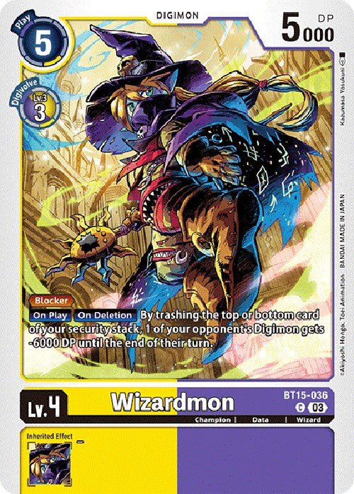 Wizardmon [BT15-036] [Exceed Apocalypse] | Clutch Gaming