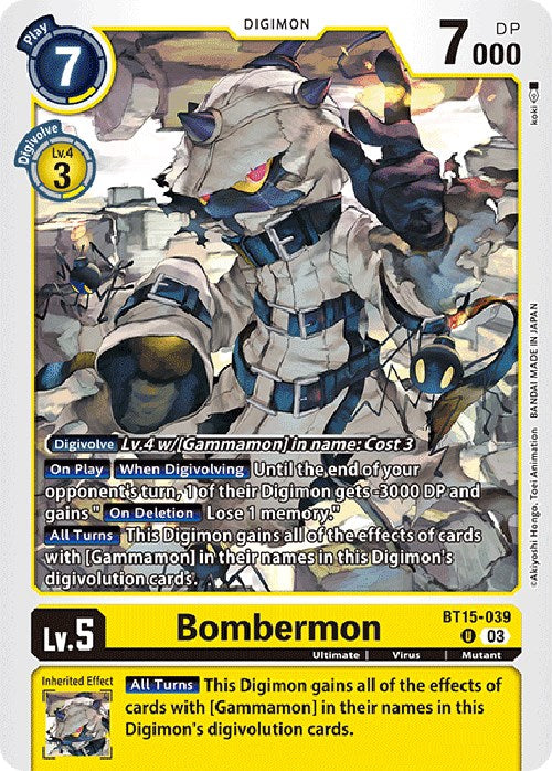 Bombermon [BT15-039] [Exceed Apocalypse] | Clutch Gaming