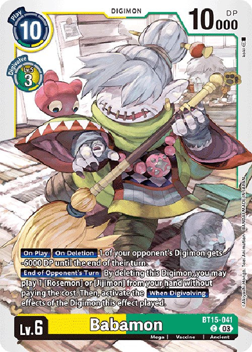 Babamon [BT15-041] [Exceed Apocalypse] | Clutch Gaming