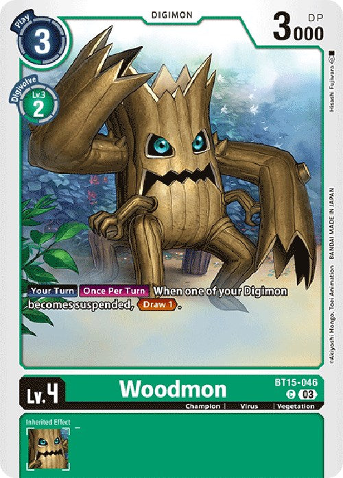 Woodmon [BT15-046] [Exceed Apocalypse] | Clutch Gaming