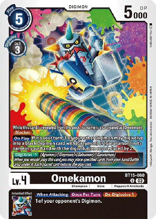 Omekamon [BT15-060] [Exceed Apocalypse] | Clutch Gaming