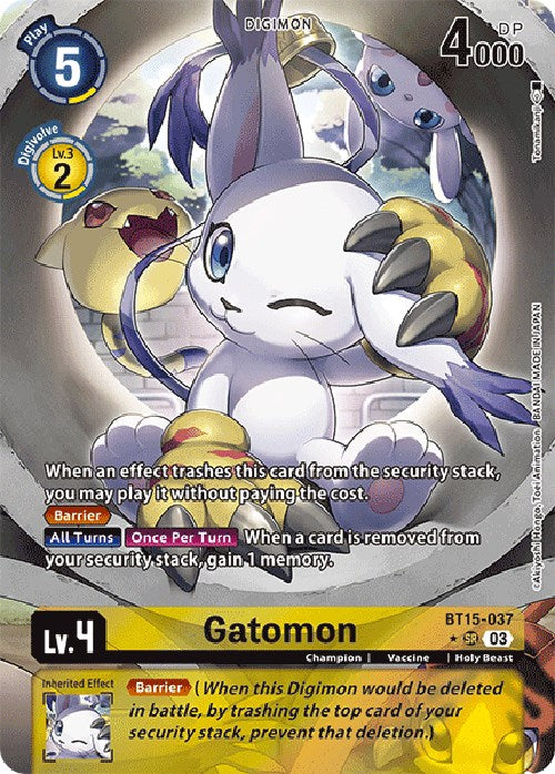 Gatomon [BT15-037] (Alternate Art) [Exceed Apocalypse] | Clutch Gaming