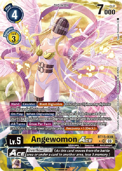 Angewomon Ace [BT15-038] (Alternate Art) [Exceed Apocalypse] | Clutch Gaming