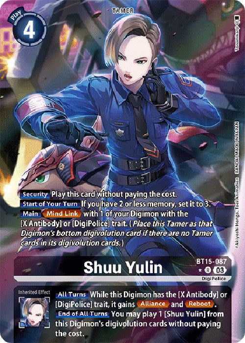Shuu Yulin [BT15-087] (Alternate Art) [Exceed Apocalypse] | Clutch Gaming