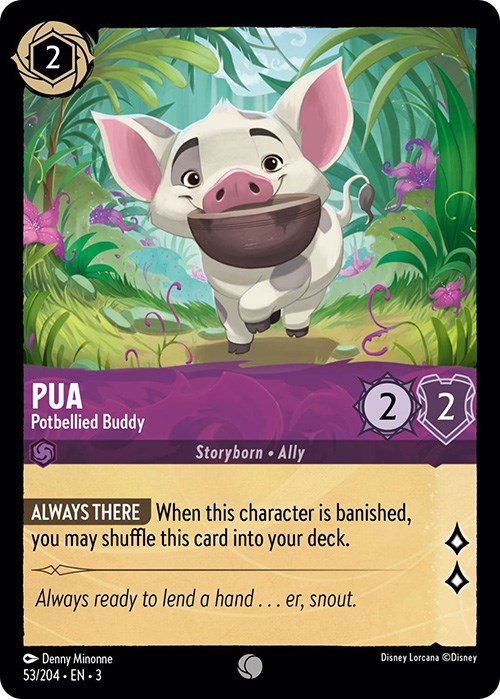 Pua - Potbellied Buddy (53/204) [Into the Inklands] | Clutch Gaming