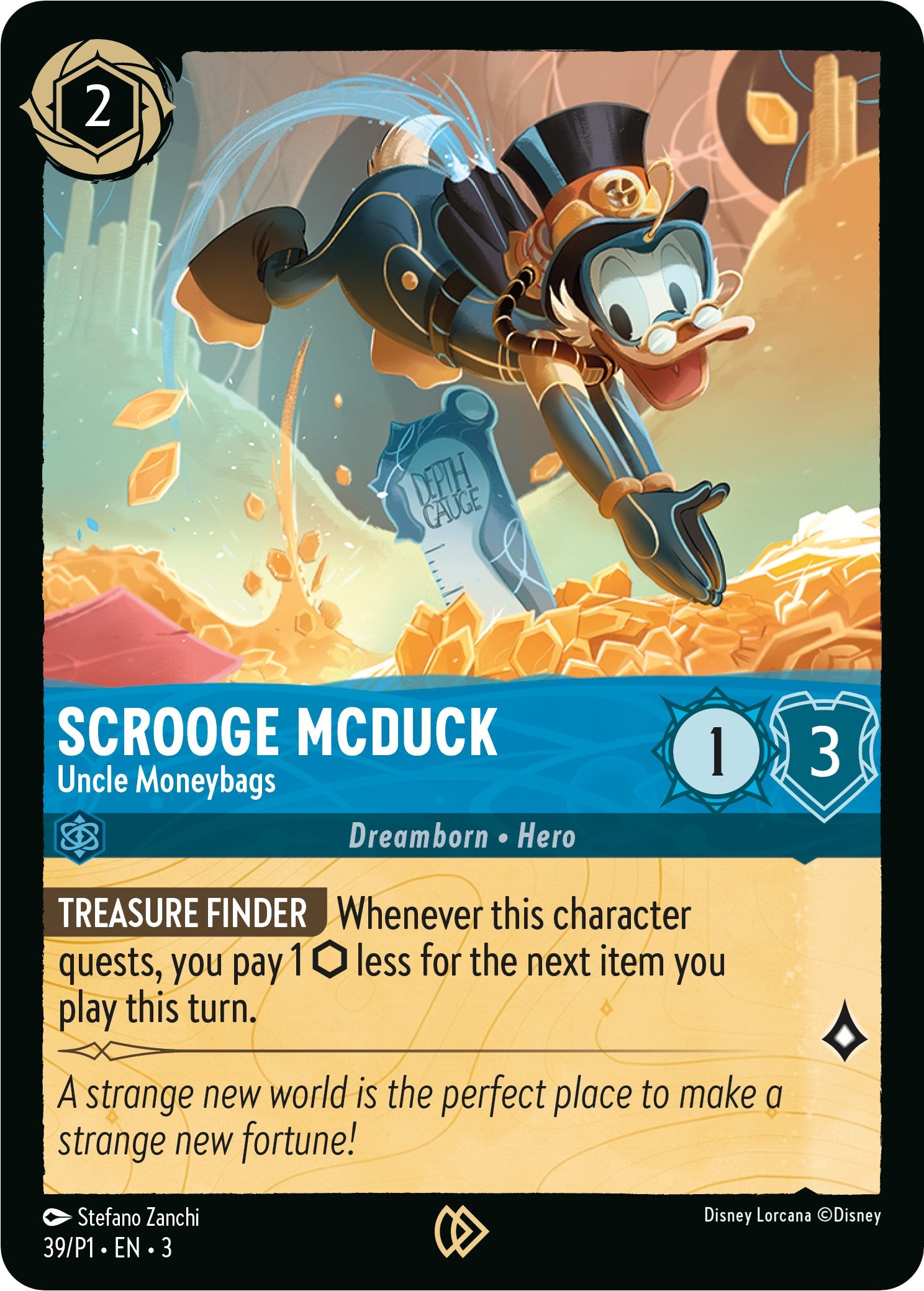 Scrooge McDuck - Uncle Moneybags (39) [Promo Cards] | Clutch Gaming