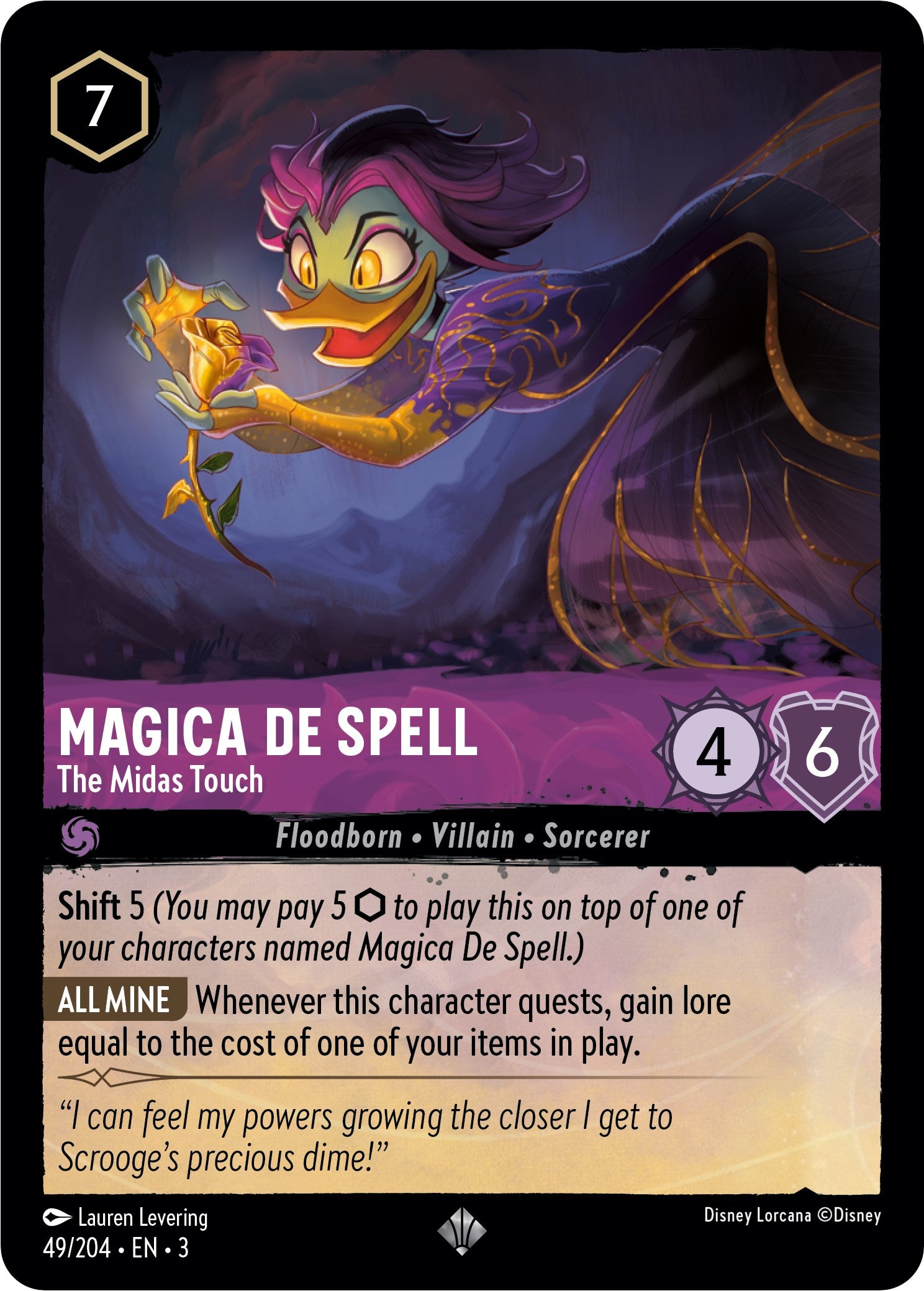Magica De Spell - The Midas Touch (49/204) [Into the Inklands] | Clutch Gaming