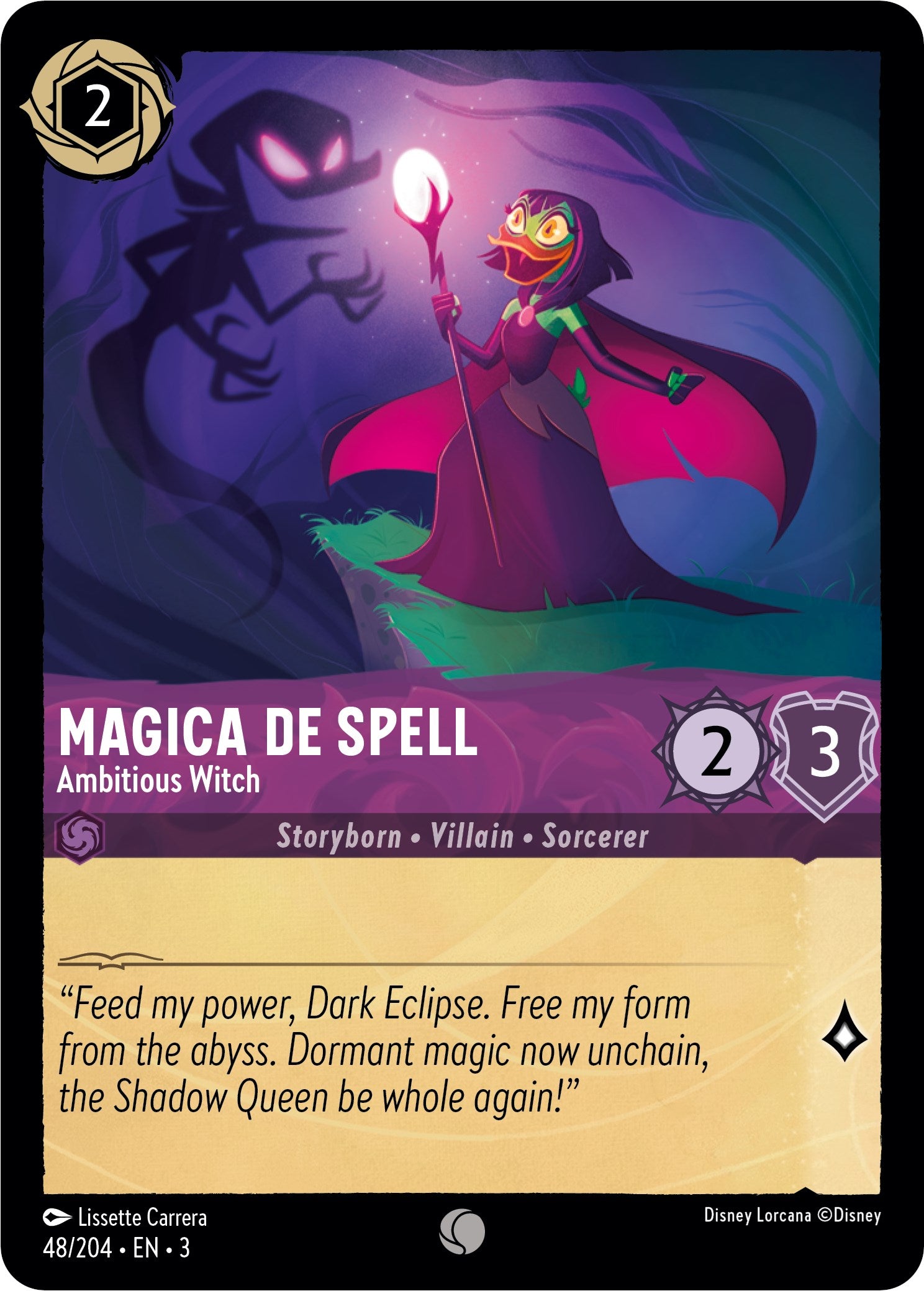 Magica De Spell - Ambitious Witch (48/204) [Into the Inklands] | Clutch Gaming