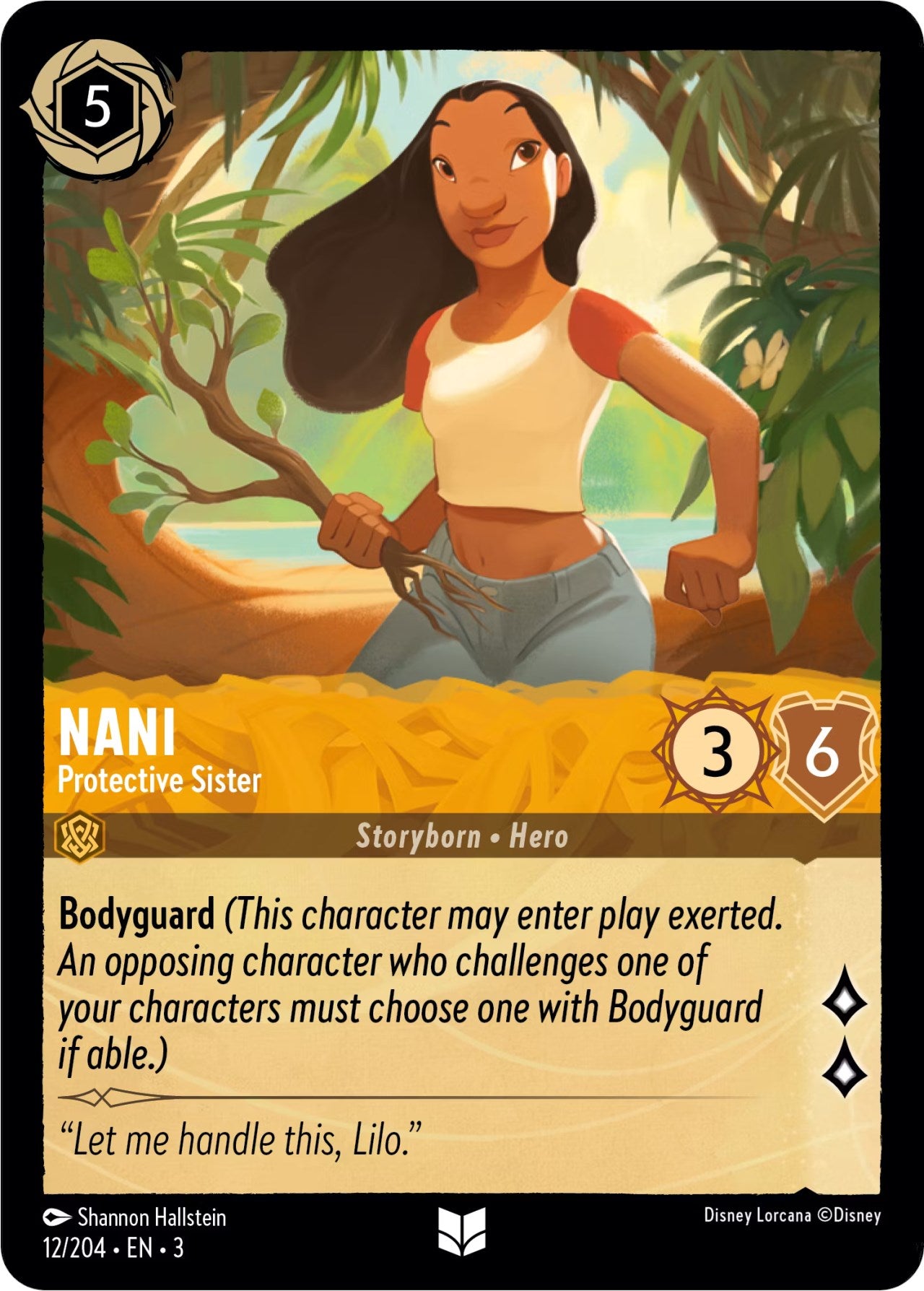 Nani - Protective Sister (12/204) [Into the Inklands] | Clutch Gaming