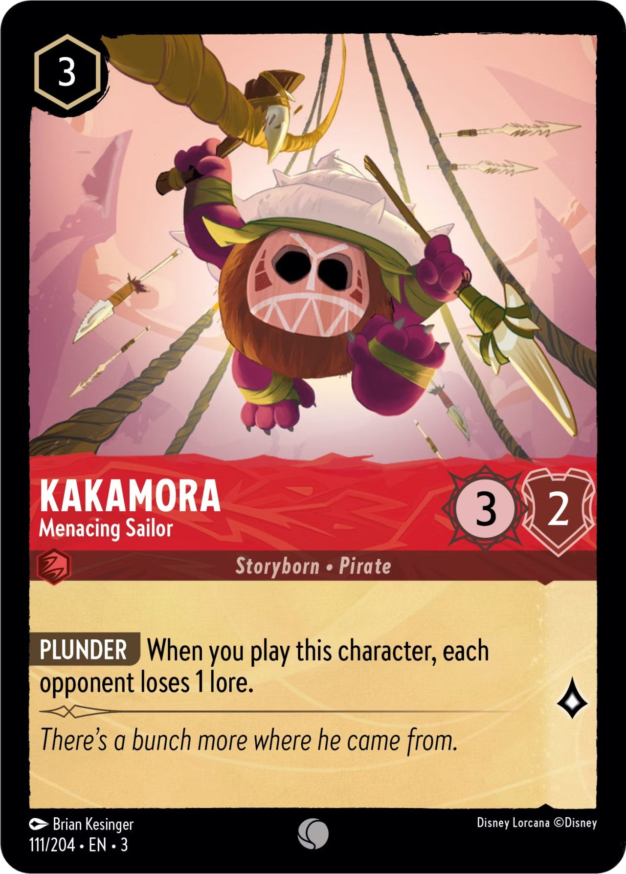 Kakamora - Menacing Sailor (111/204) [Into the Inklands] | Clutch Gaming