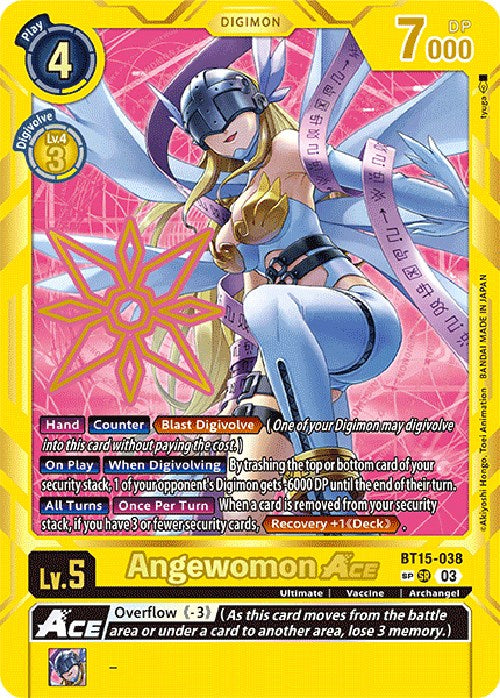 Angewomon Ace (Special Rare) [BT15-038] [Exceed Apocalypse] | Clutch Gaming