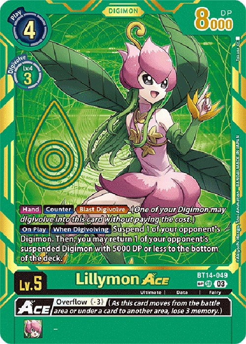 Lillymon Ace [BT14-049] [Exceed Apocalypse] | Clutch Gaming