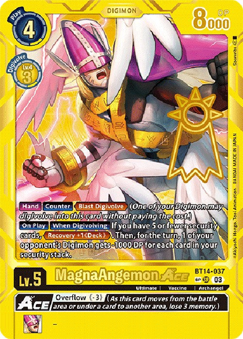 MagnaAngemon Ace [BT14-037] [Exceed Apocalypse] | Clutch Gaming