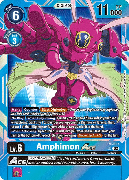 Amphimon Ace [LM-005] (English Exclusive) [Exceed Apocalypse] | Clutch Gaming