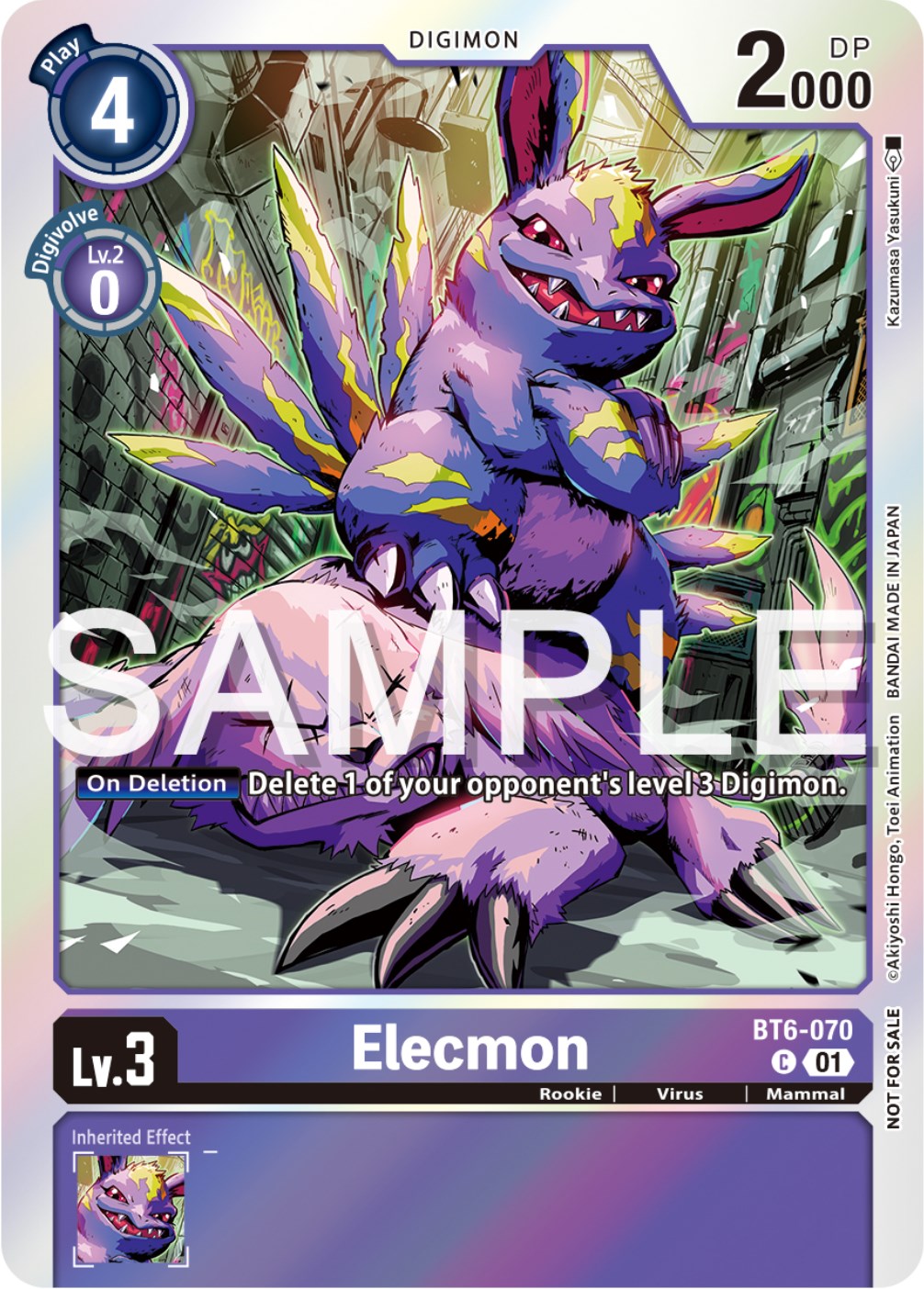 Elecmon [BT6-070] (Official Tournament Pack Vol.12) [Double Diamond Promos] | Clutch Gaming