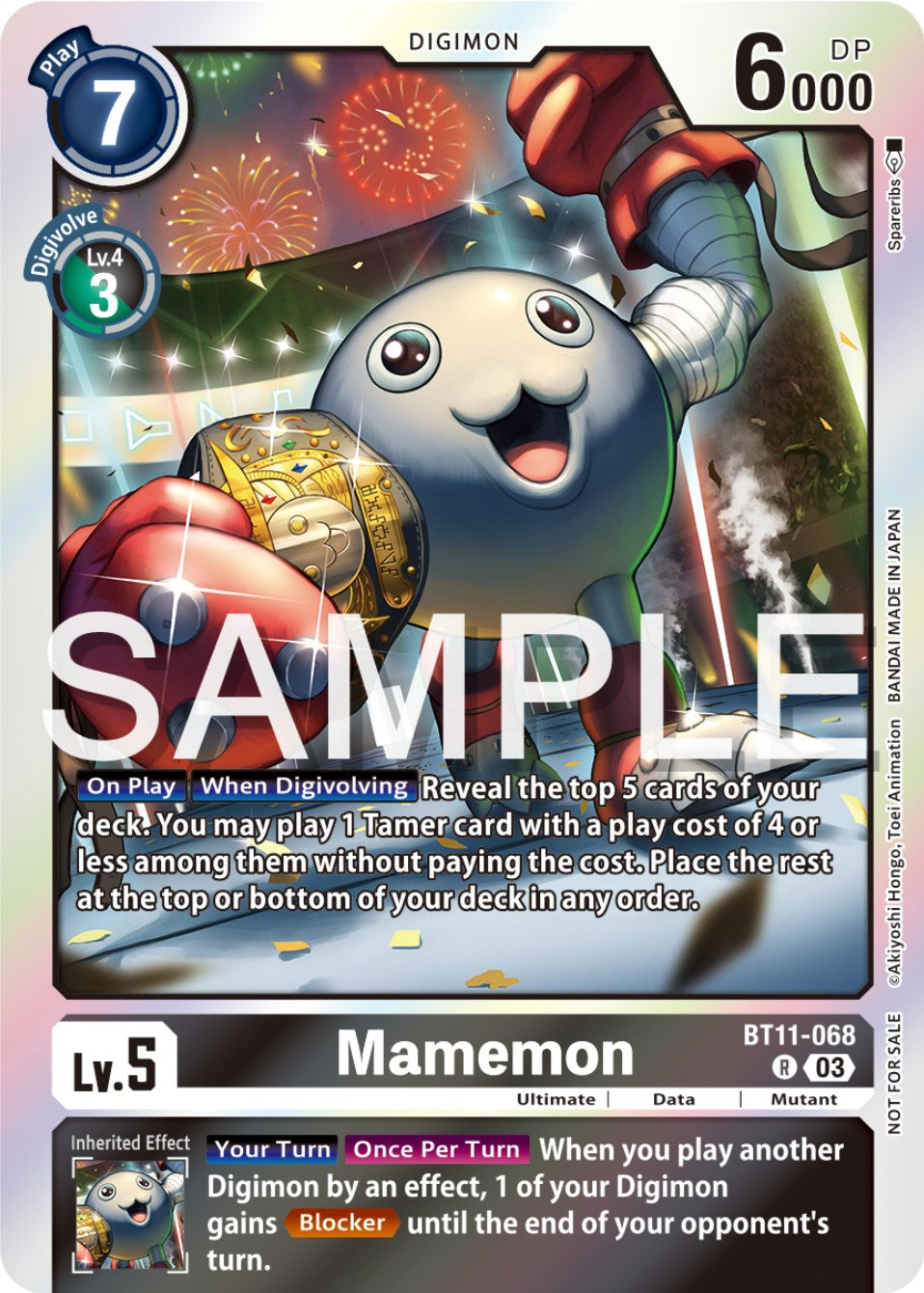 Mamemon [BT11-068] (Official Tournament Pack Vol.12) [Dimensional Phase Promos] | Clutch Gaming