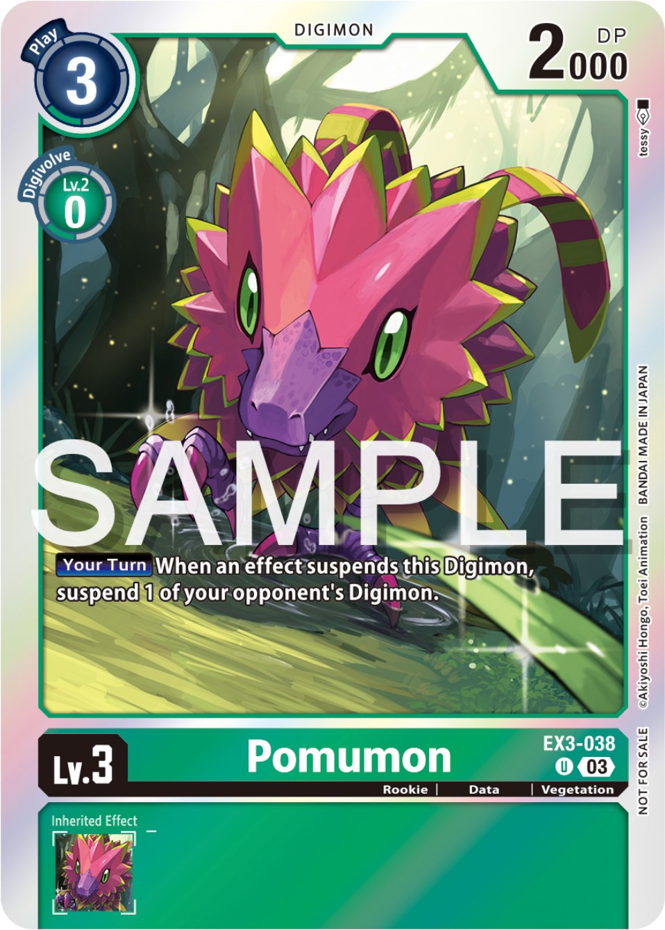 Pomumon [EX3-038] (Official Tournament Pack Vol.12) [Draconic Roar Promos] | Clutch Gaming