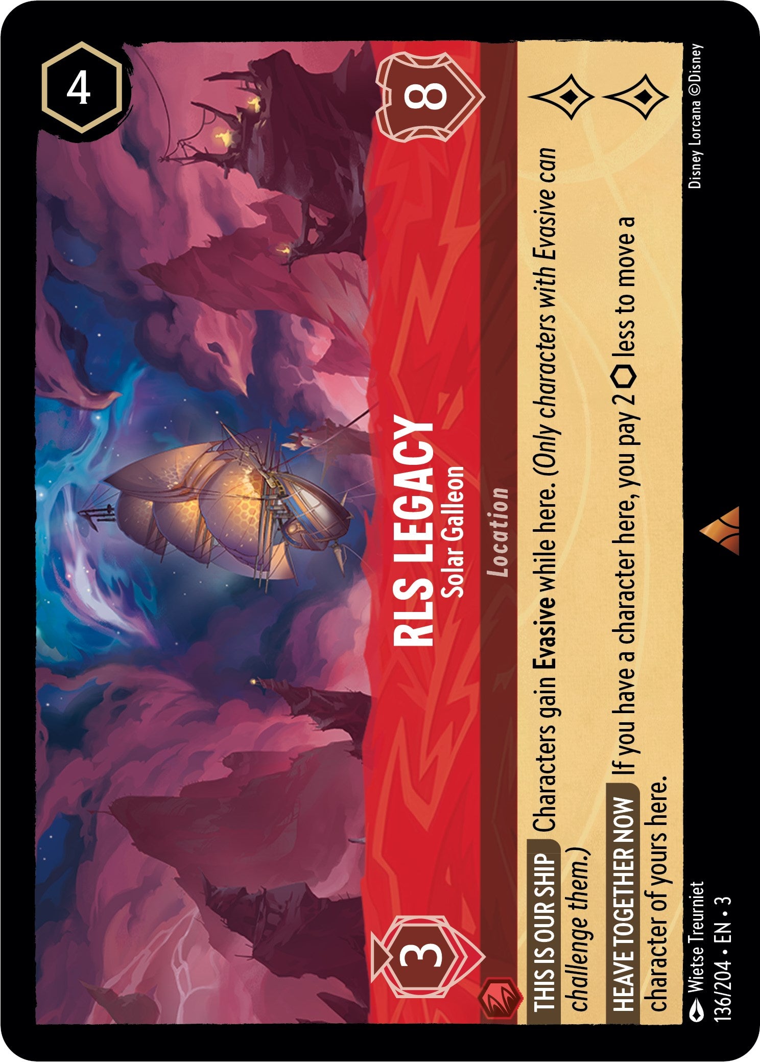 RLS Legacy - Solar Galleon (136/204) [Into the Inklands] | Clutch Gaming