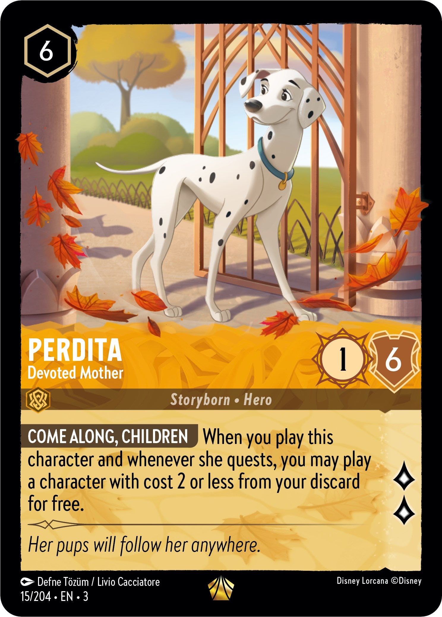 Perdita - Devoted Mother (15/204) [Into the Inklands] | Clutch Gaming