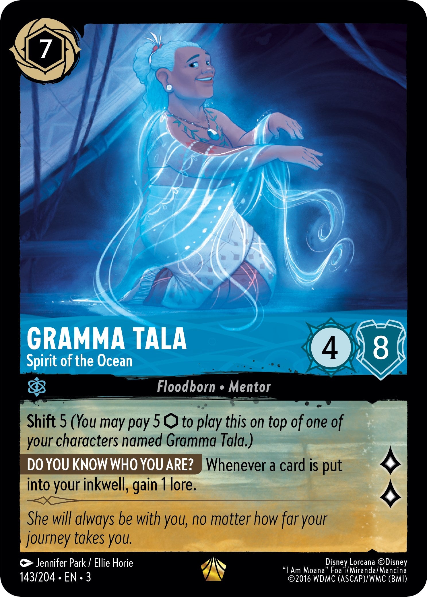 Gramma Tala - Spirit of the Ocean (143/204) [Into the Inklands] | Clutch Gaming