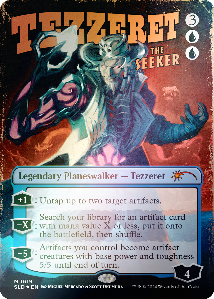 Tezzeret the Seeker (1619) (Rainbow Foil) [Secret Lair Drop Series] | Clutch Gaming