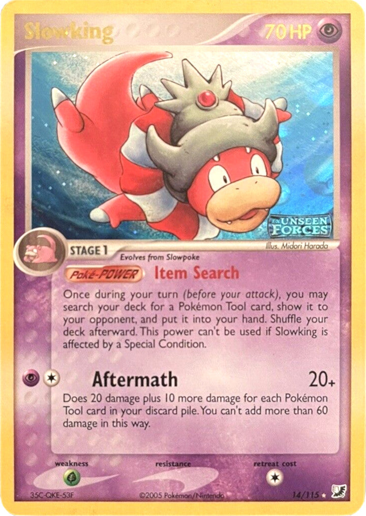 Slowking (14/115) (Stamped) [EX: Unseen Forces] | Clutch Gaming