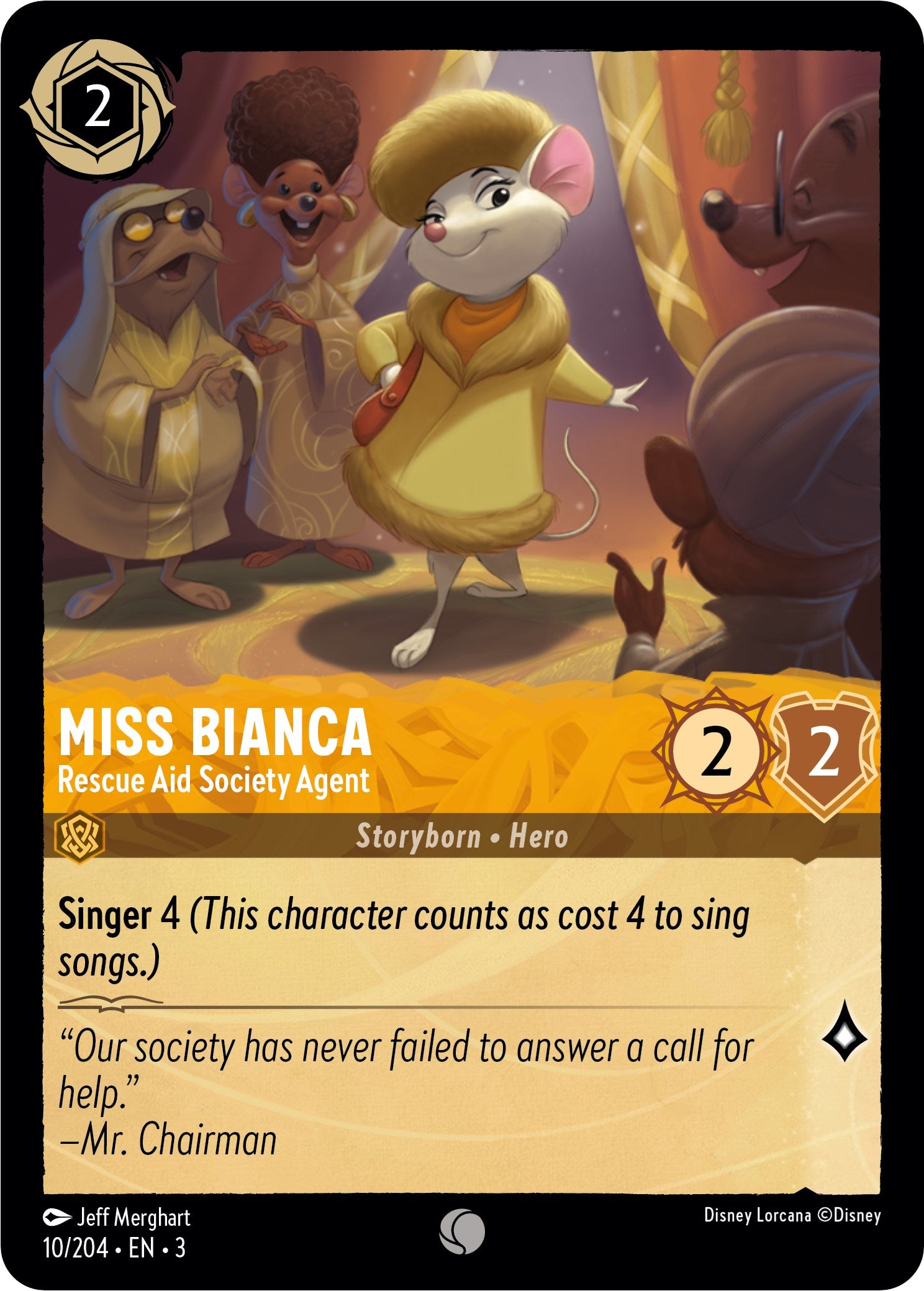 Miss Bianca - Rescue Aid Society Agent (10/204) [Into the Inklands] | Clutch Gaming