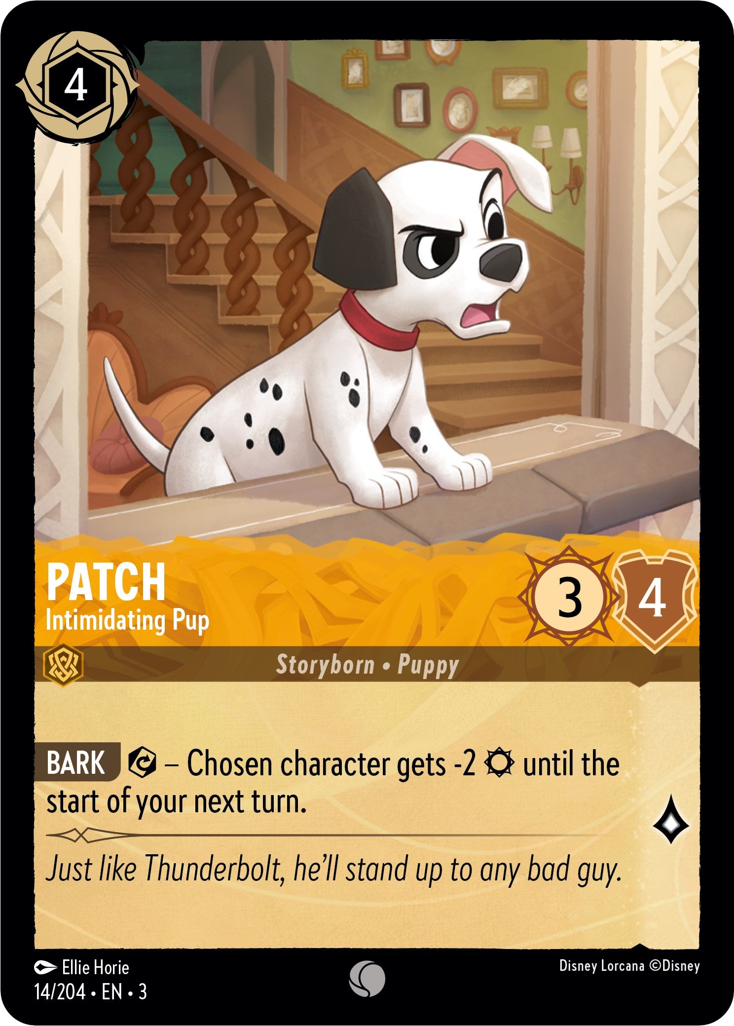 Patch - Intimidating Pup (14/204) [Into the Inklands] | Clutch Gaming