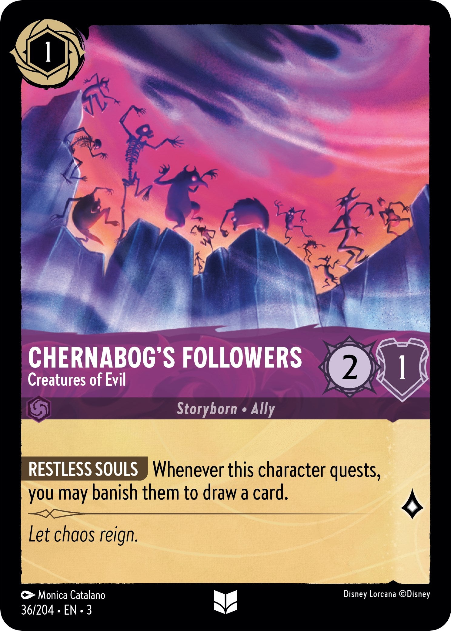 Chernabog's Followers - Creatures of Evil (36/204) [Into the Inklands] | Clutch Gaming
