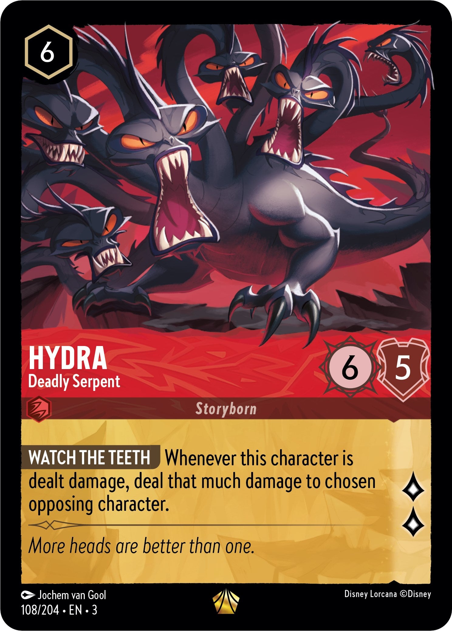 Hydra - Deadly Serpent (108/204) [Into the Inklands] | Clutch Gaming