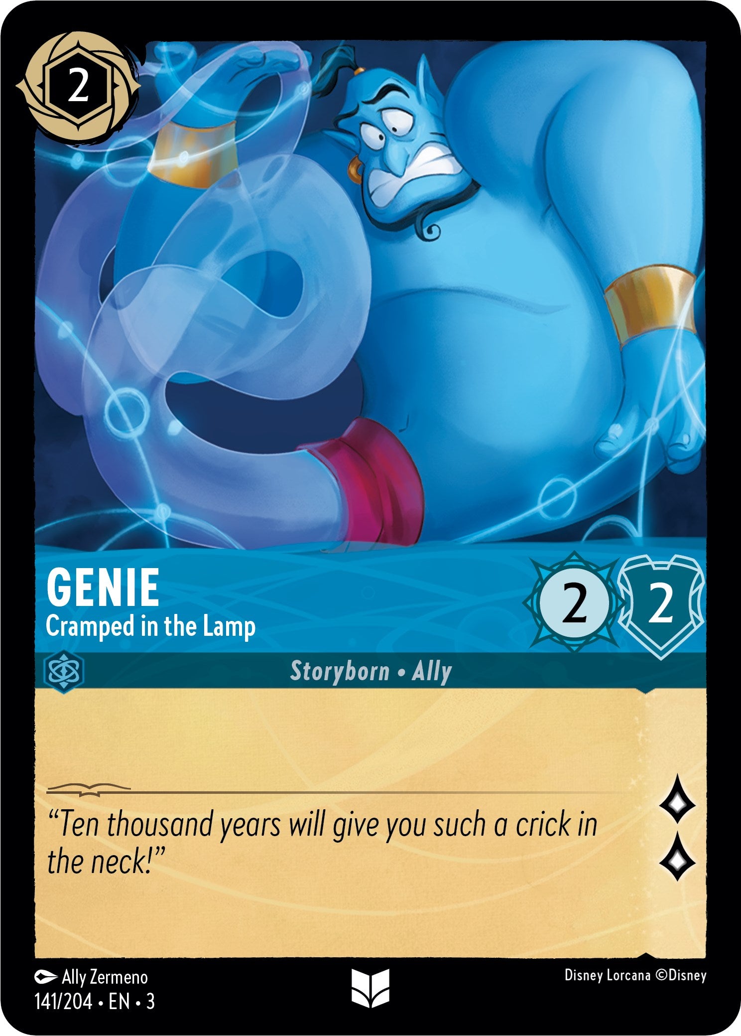 Genie - Cramped in the Lamp (141//204) [Into the Inklands] | Clutch Gaming