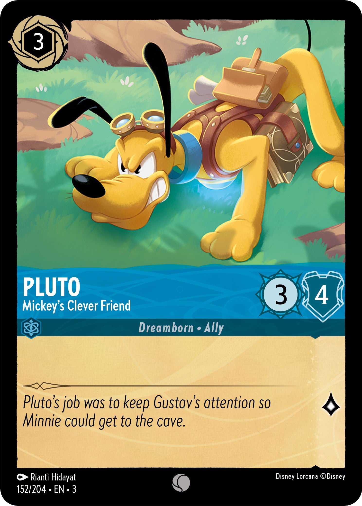 Pluto - Mickey's Clever Friend (152/204) [Into the Inklands] | Clutch Gaming