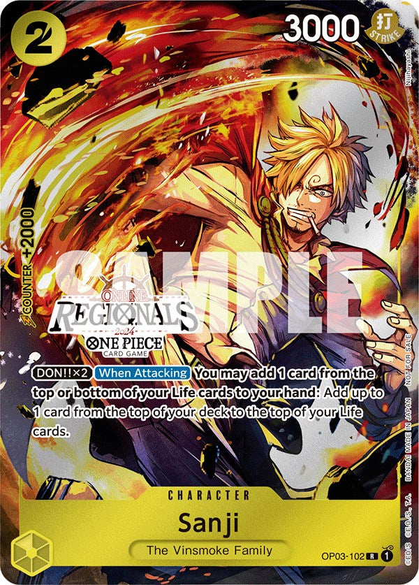 Sanji (Online Regional 2024) [Participant] [One Piece Promotion Cards] | Clutch Gaming